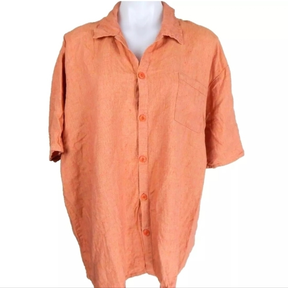 Flax Linen Button Down Shirt